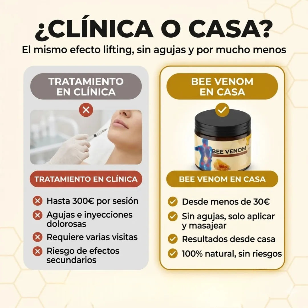 BeeFit Skin™ Crema con Veneno de Abeja Mejora tu Piel y Alivia el dolor en Articulaciones